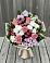 Букет цветов из: Альстромерии, Гвоздики, Розы и Хризантемы в Нестерово