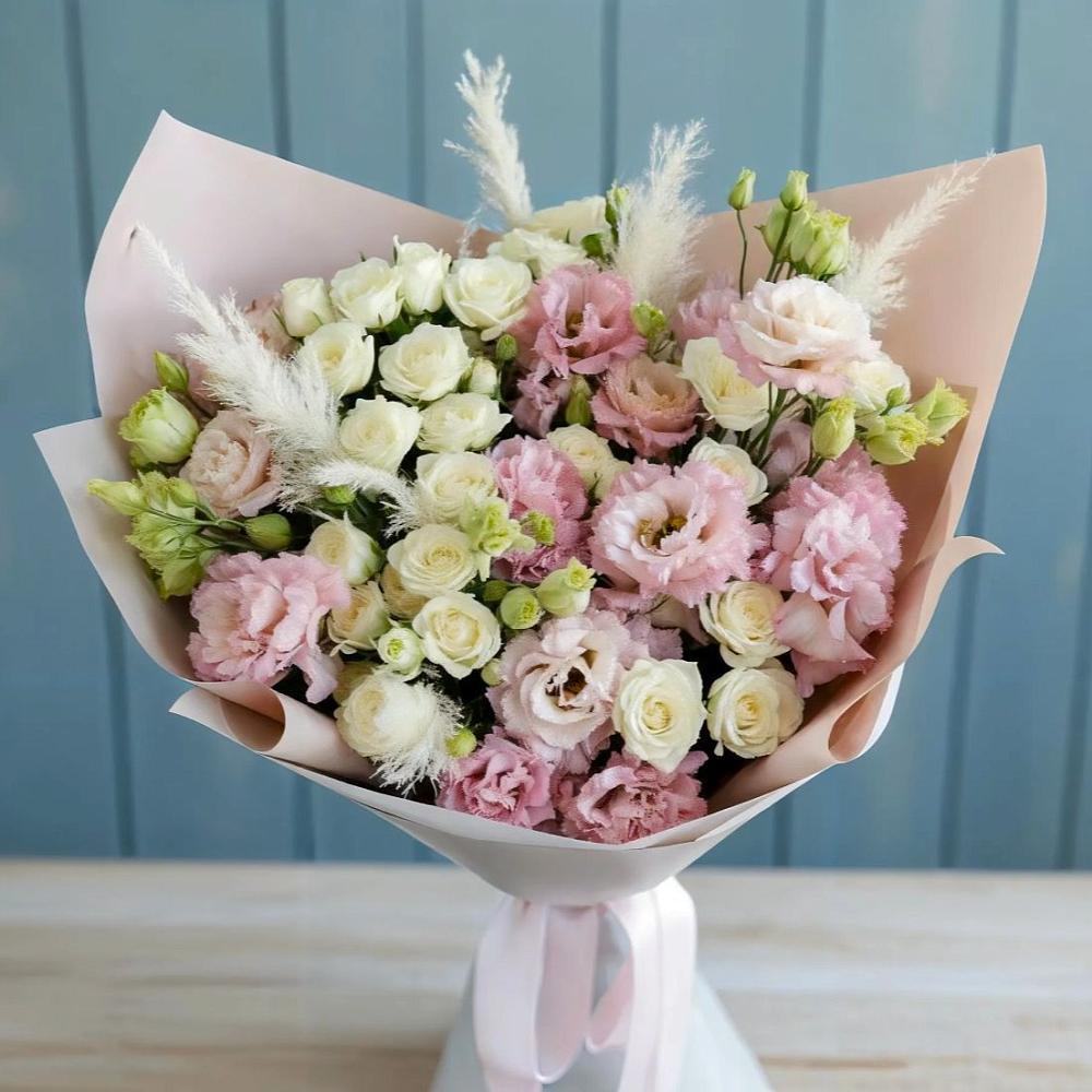 Букет цветов из: Альстромерии и Розы в Нестерово