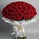 Букет 101 Красная роза Блэк Мэджик в Нестерово