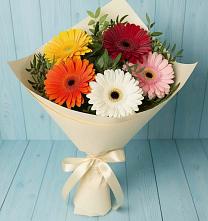 Букет цветов из:  Герберы #REPLACE_PRED# Нестерово
