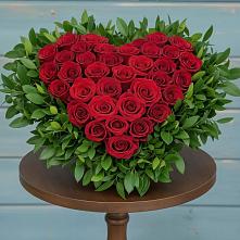 Цветочная композиция из Розы в виде сердца #REPLACE_PRED# Нестерово