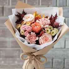 Букет цветов из:  Гвоздики, Хризантемы и Розы в Нестерово