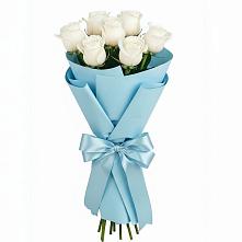 Букет 7 белых роз Проуд #REPLACE_PRED# Нестерово