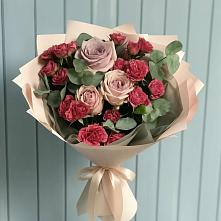 Букет цветов из:  Гвоздики и Розы #REPLACE_PRED# Нестерово