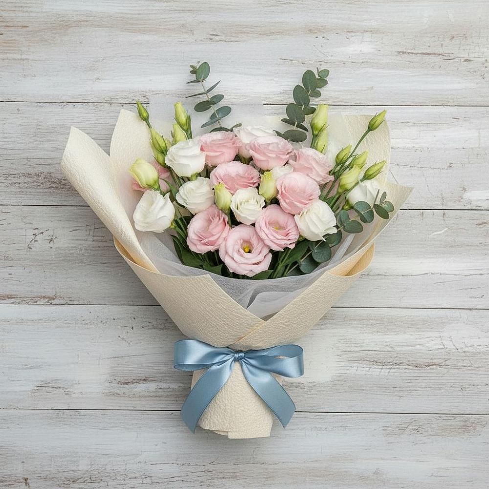 Букет цветов из: Лизиантусы в Нестерово